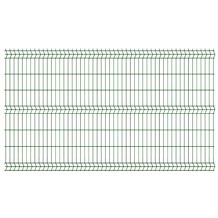 Panel Ogrodzeniowy, Kratowy 3D (fi-4mm) H-1530 - RAL 6005