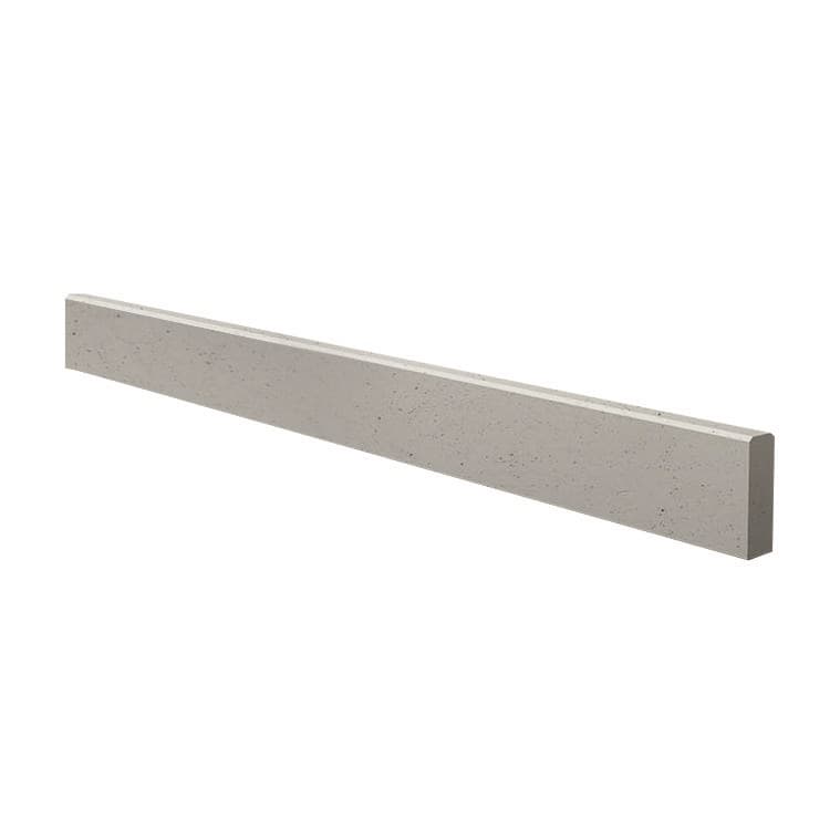 Podmurówka systemowa beton architektoniczny biała (gładka obustronnie) 2500mm x 300mm x 57mm