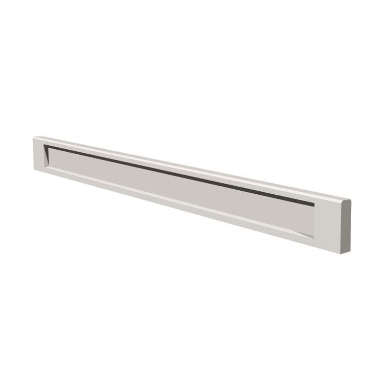 Podmurówka systemowa beton architektoniczny kaseton biała (gładka w ramce obustronnie) 2500mm x 250mm x 57mm