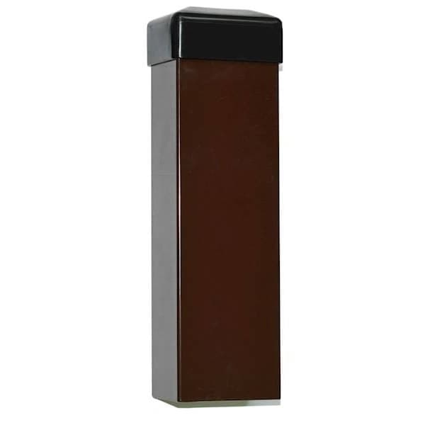 Słup ogrodzeniowy 60mm x 40mm H-2000 RAL 8017 śc. 1,2mm