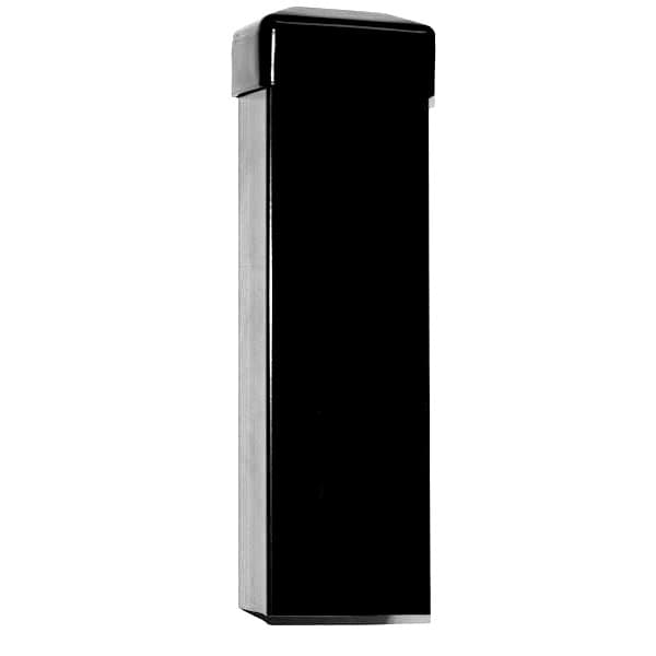Słup ogrodzeniowy 60mm x 40mm H-3000 RAL 9005 śc. 1,2mm