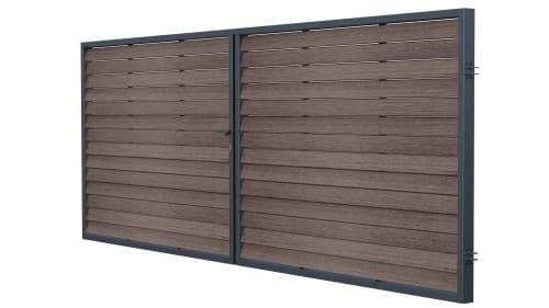 Brama dwuskrzydłowa 150x350 cm, ogrodzenie Imperial