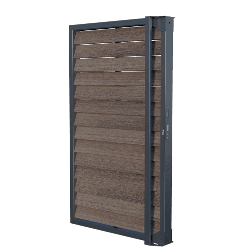 Furtka z elektrozaczepem z 150x89 cm lewa, ogrodzenie Tivano