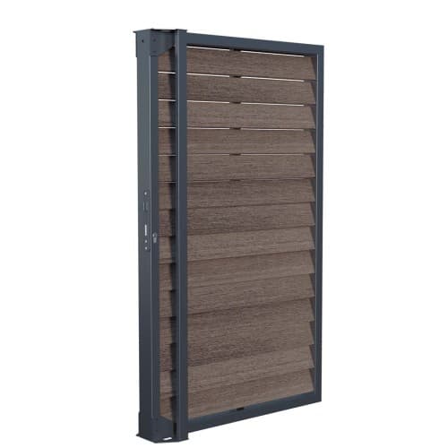 Furtka z elektrozaczepem z 150x89 cm prawa, ogrodzenie Tivano