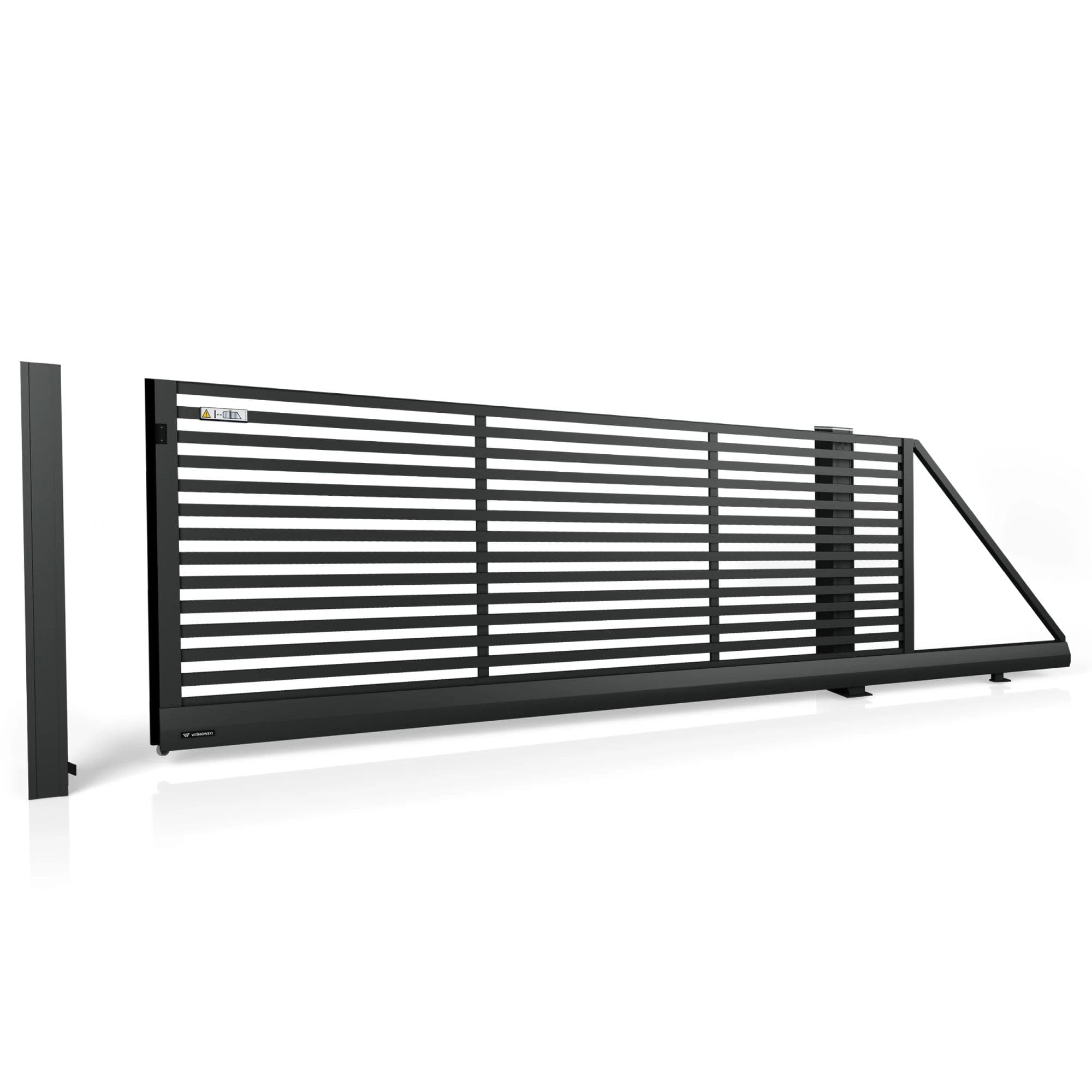 Brama aluminiowa przesuwna MODERN AW.AL.102