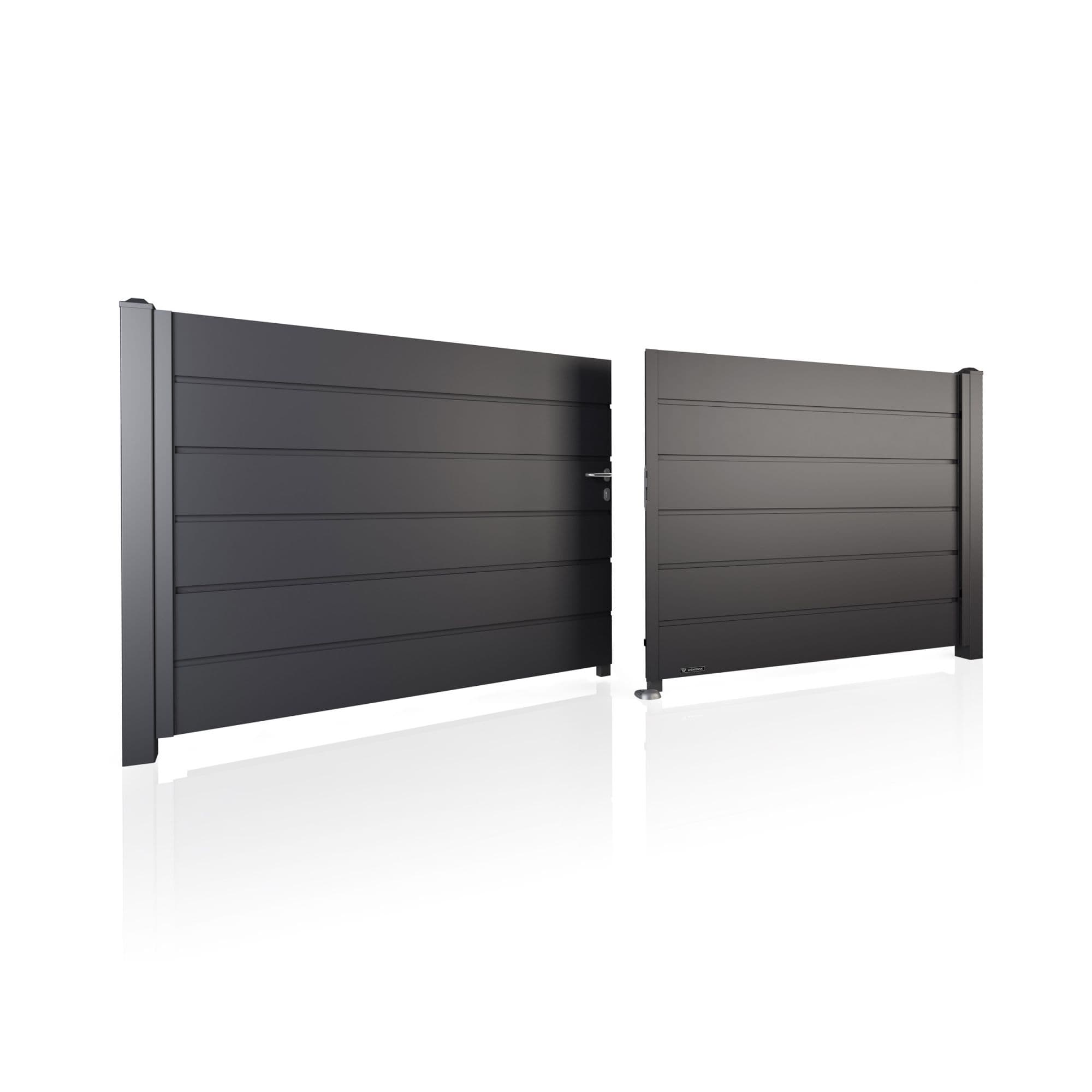 Brama dwuskrzydłowa HOME INCLUSIVE AW.10.200 (panel 250mm)