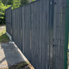 Brama panelowa dwuskrzydłowa 2D SOLID (6/5/6) 4000mm x 1500mm RAL7016 z przesłoną w kolorze grafitowym — zdjęcie 4