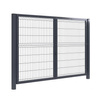 Brama panelowa dwuskrzydłowa 3D SOLID (fi-4mm) 4000mm x 1530mm / RAL 7016 — zdjęcie 5
