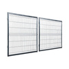 Brama panelowa dwuskrzydłowa 3D SOLID (fi-4mm) 4000mm x 1530mm / RAL 7016 — zdjęcie 7