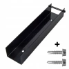 Ceownik stalowy 300mm x 50mm RAL 9005 + wkręt farmerski M8 (2szt.) — zdjęcie 5