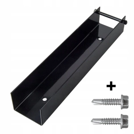 Ceownik stalowy 300mm x 50mm RAL 9005 + wkręt farmerski M8 (2szt.) — zdjęcie 9