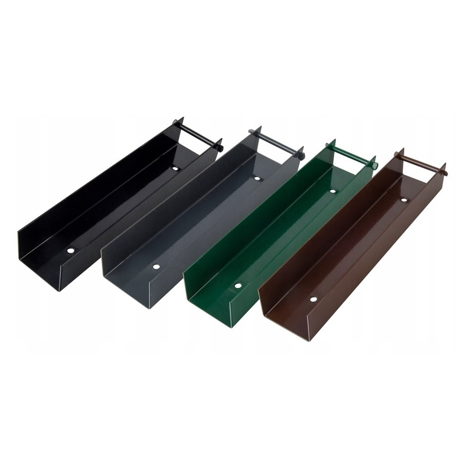 Ceownik stalowy 300mm x 60mm RAL 8017 + wkręt farmerski M8 (2szt.) — zdjęcie 1