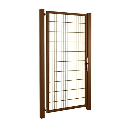 Furtka panelowa 2D SOLID 1500mm x 1195mm RAL8014 — zdjęcie 2