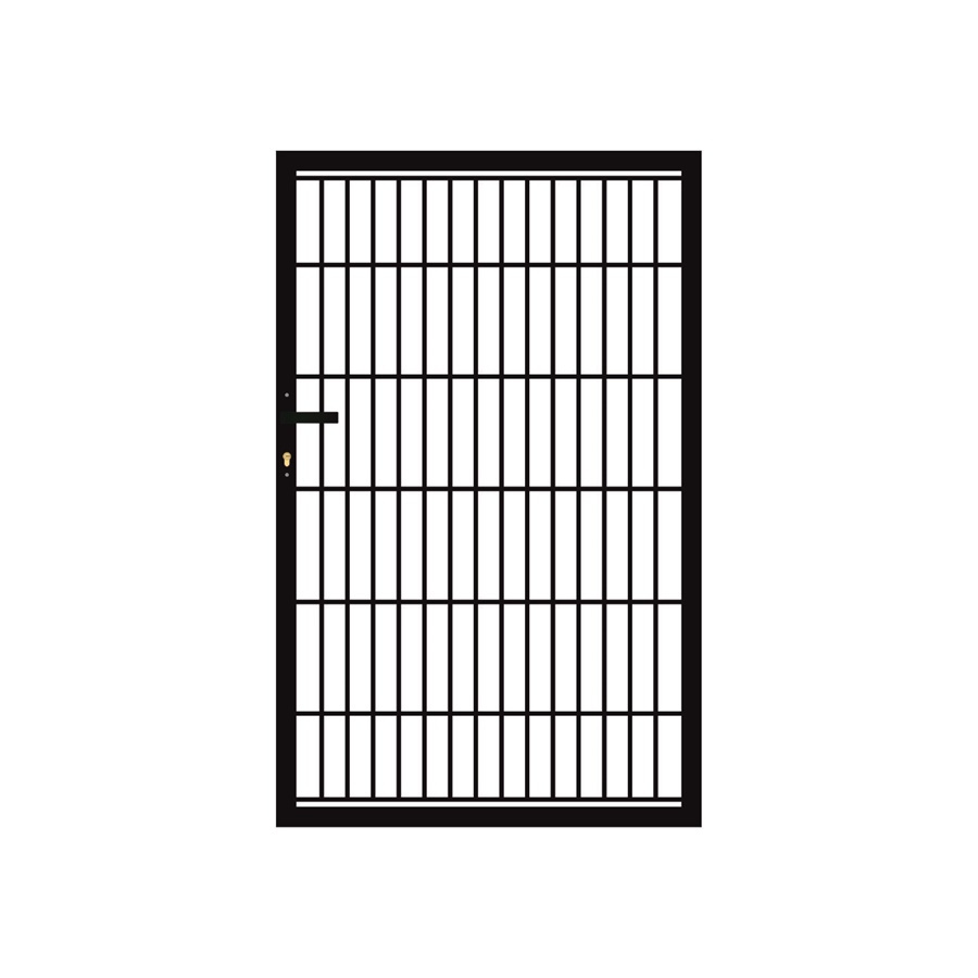 Furtka panelowa 2D SOLID 875mm x 1700mm RAL9005 — zdjęcie 2