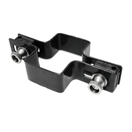 Obejma prosta 60mm x 40mm (fi-4mm) + akcesoria nierdzewne - nakrętka zrywalna RAL9005 — zdjęcie 13