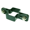 Obejma prosta 60mm x 40mm (fi-5mm) + akcesoria nierdzewne - nakrętka zrywalna RAL6005 — zdjęcie 8