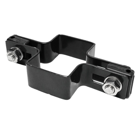 Obejma prosta 60mm x 40mm (fi-5mm) + akcesoria nierdzewne - nakrętka zrywalna RAL9005 — zdjęcie 14