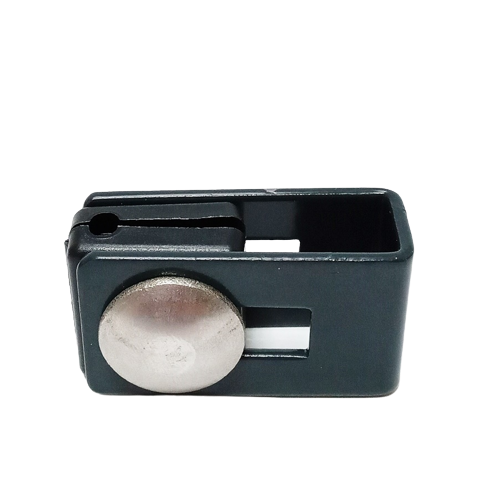 Obejma uniwersalna (fi-5mm) + akcesoria nierdzewne, nakrętka zwykła RAL7016 — zdjęcie 2