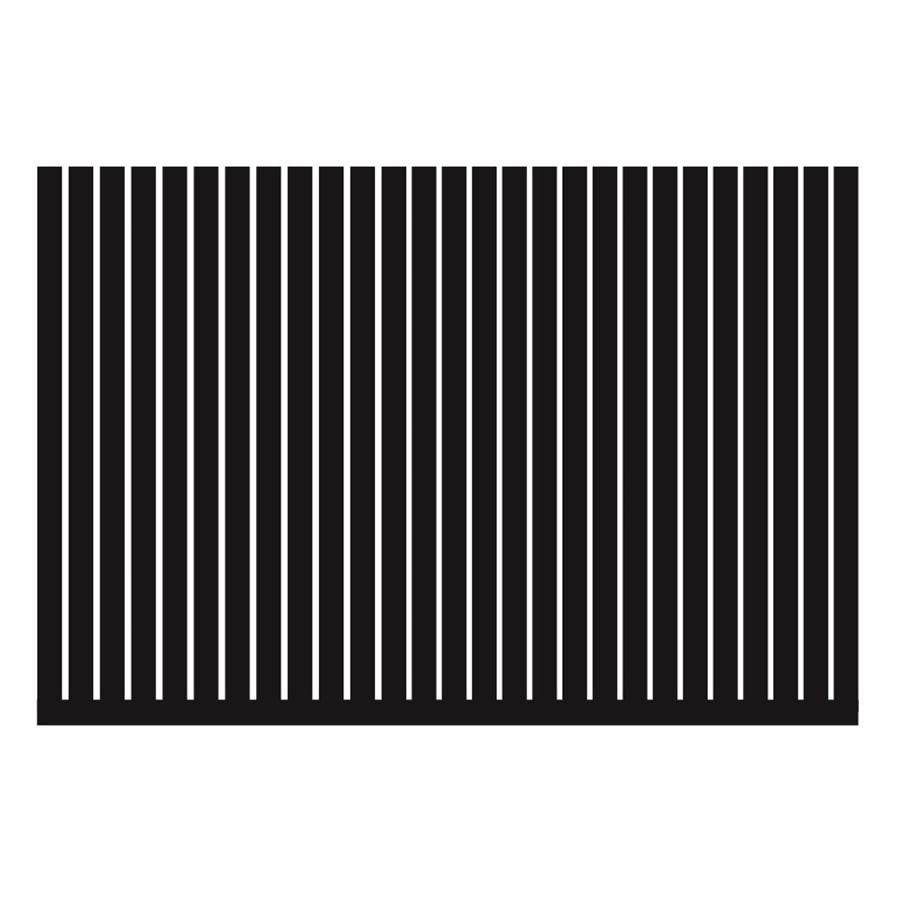 Ogrodzenie aluminiowe pionowe 1mb - profil pionowy (50x50x2mm) co 30mm — zdjęcie 1