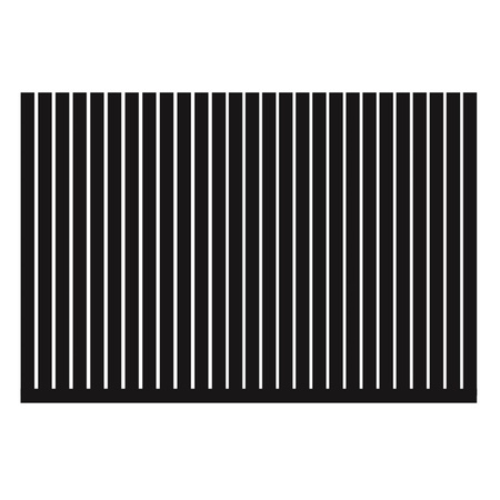 Ogrodzenie aluminiowe pionowe 1mb - profil pionowy (50x50x2mm) co 30mm — zdjęcie 2