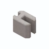 Ogrodzenie panelowe 3D (fi-4mm) o wys. 1530mm - 100MB z podmurówką (gładka w ramce) montowane za pomocą łącznika betonowego h-30 (zestaw - panele, słupki, obejmy) RAL7016 — zdjęcie 14