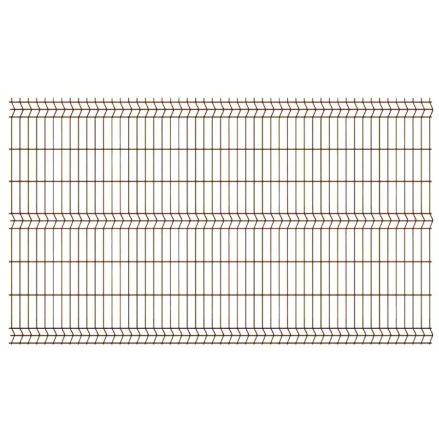 Panel Ogrodzeniowy, Kratowy 3D (fi-4mm) H-1530 - RAL 8017 — zdjęcie 1
