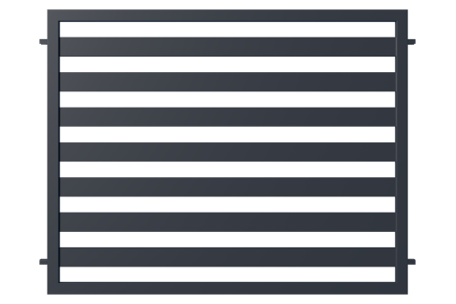 Przęsło, ogrodzenie Metric GMH10020R — zdjęcie 1