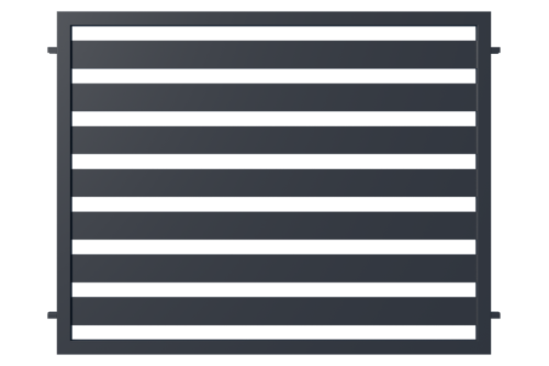 Przęsło, ogrodzenie Metric GMH12020R — zdjęcie 1