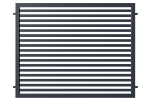 Przęsło, ogrodzenie Metric GMH4020G — zdjęcie 1