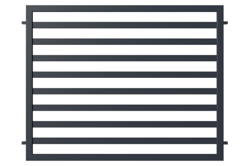 Przęsło, ogrodzenie Metric GMH6020R — zdjęcie 1