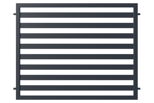 Przęsło, ogrodzenie Metric GMH8020R — zdjęcie 1