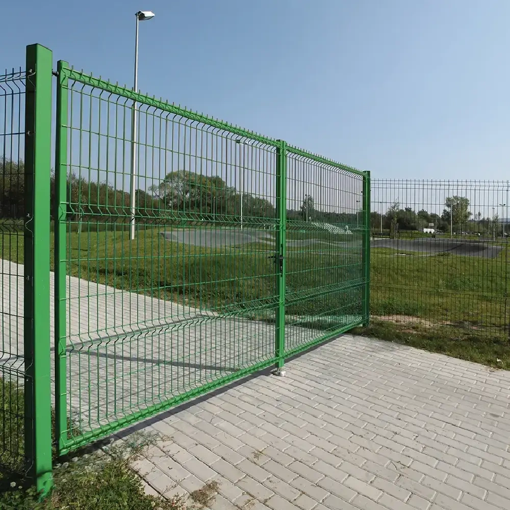 Brama panelowa dwuskrzydłowa Modest — zdjęcie 3