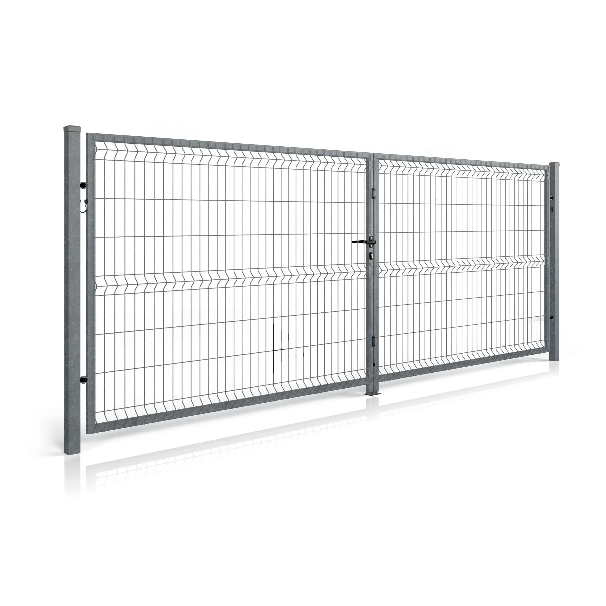 Brama panelowa dwuskrzydłowa Modest Light — zdjęcie 5