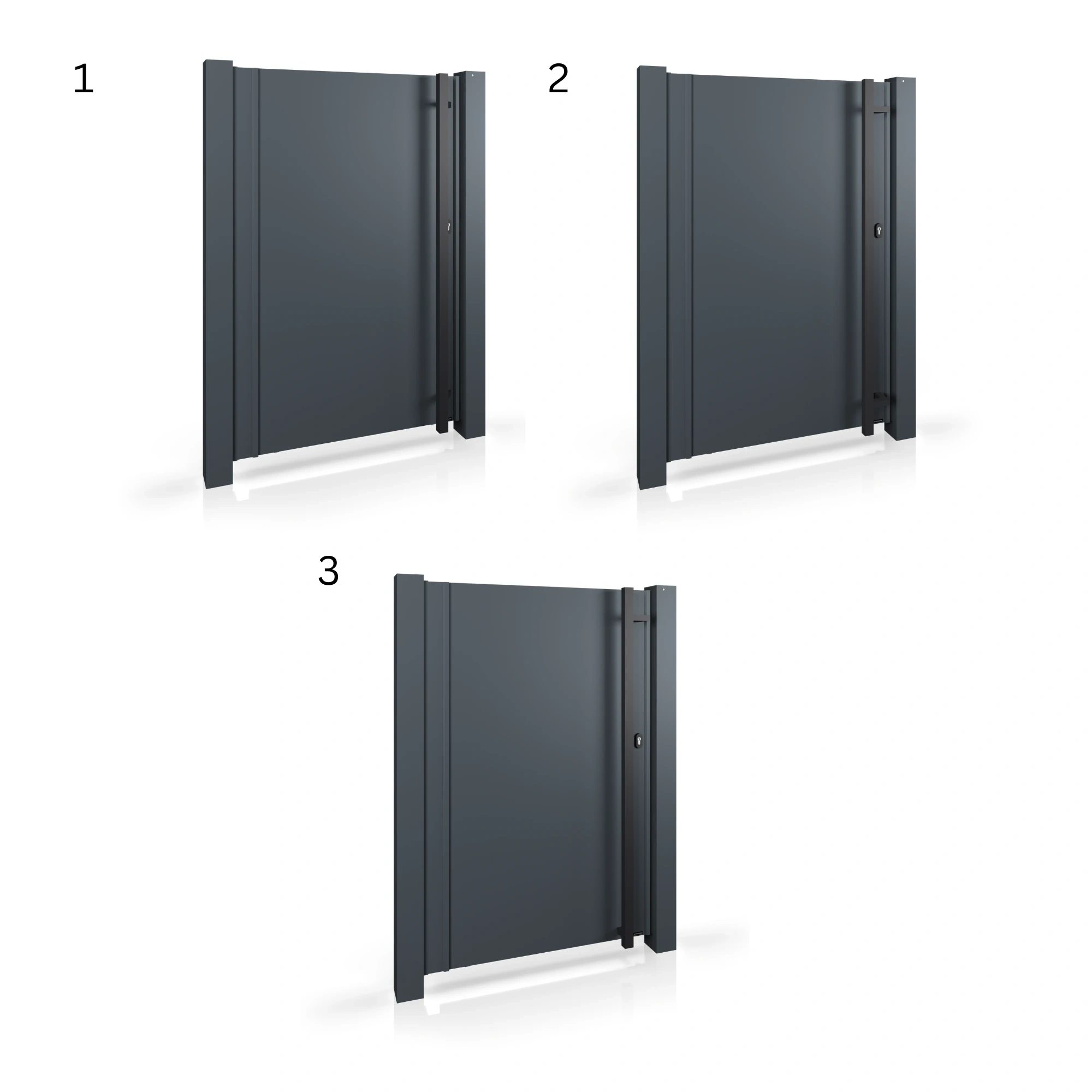 Furtka aluminiowa MODERN AW.AL.103 — zdjęcie 9