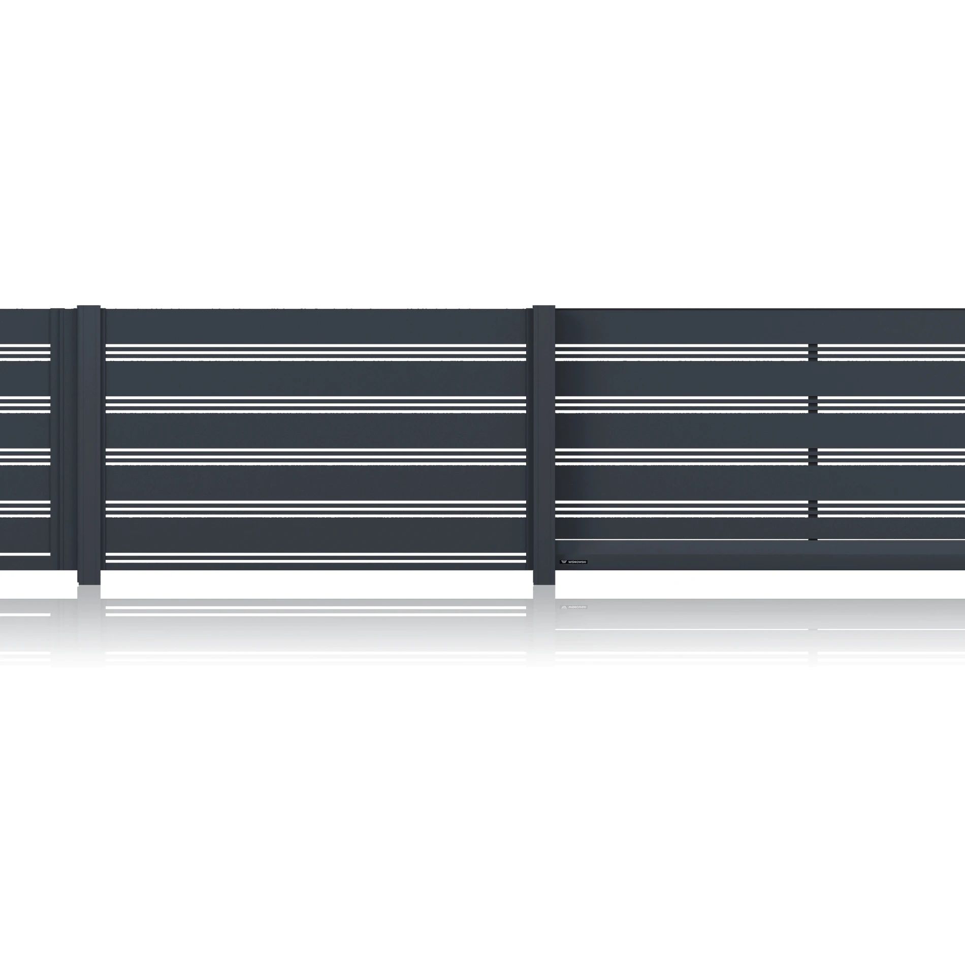 Furtka aluminiowa MODERN AW.AL.105 — zdjęcie 2