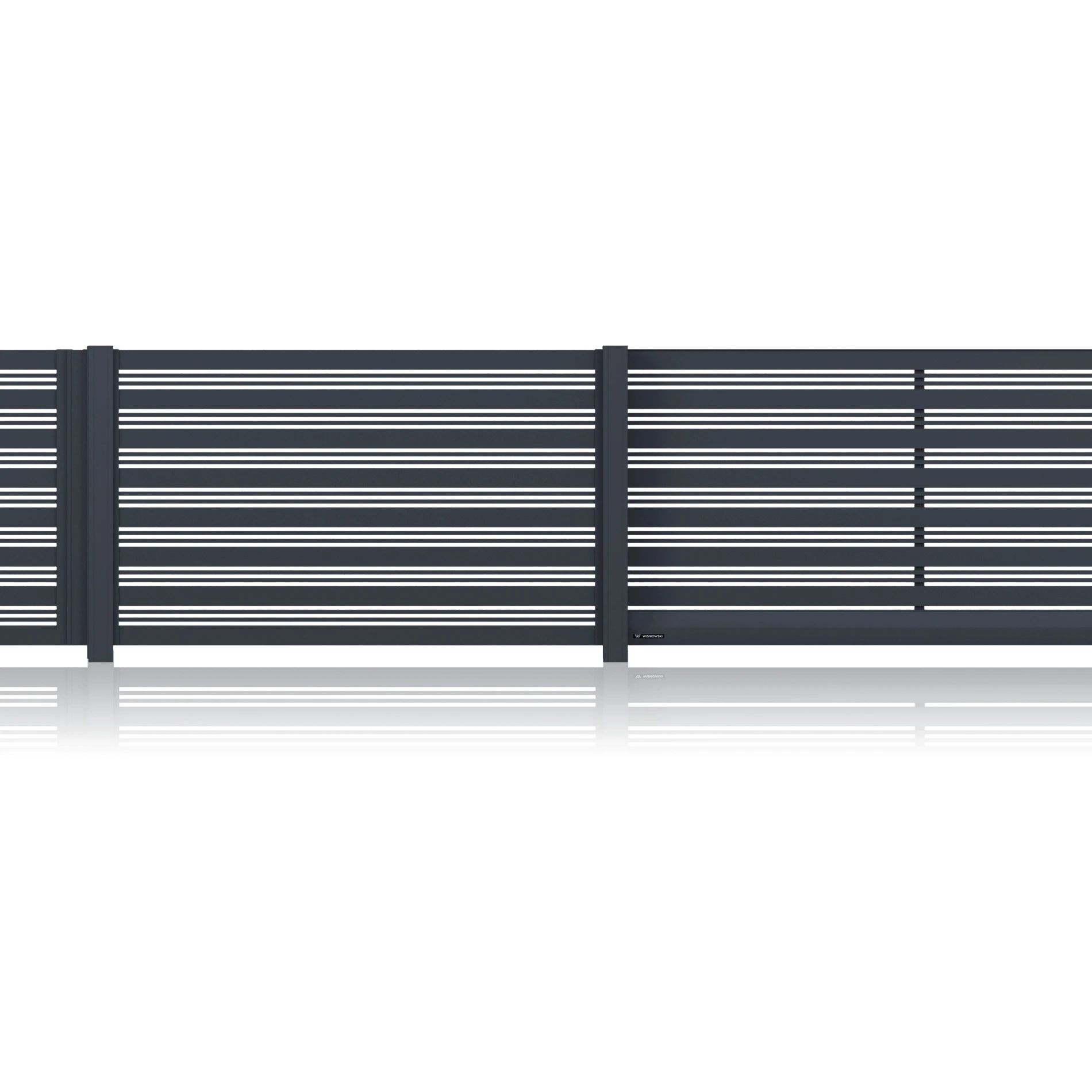 Przęsło ogrodzeniowe aluminiowe MODERN AW.AL.103 — zdjęcie 2