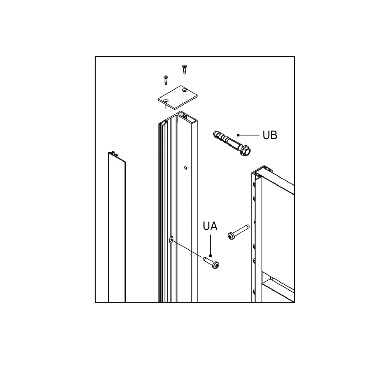 Przęsło ogrodzeniowe aluminiowe MODERN AW.AL.104 — zdjęcie 4